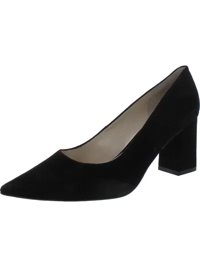 Marc Fisher Zala Womens Solid Pointed Toe Pumps In Black