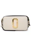 Marc Jacobs (the) Colorblock Snapshot Leather Shoulder Bag In Neutrals