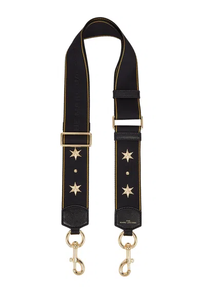 Marc Jacobs (the) Marc Jacobs Gided Webbing Strap In Black