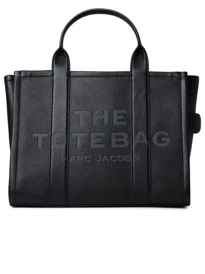 Marc Jacobs (the) The Tote Black Leather Bag In Tote Black Lear Bag