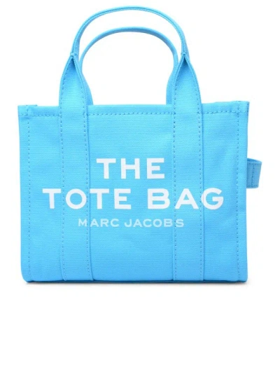 Marc Jacobs (the) Medium 'tote' Turquoise Cotton Bag In Blue