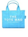 MARC JACOBS (THE) SMALL 'TOTE' TURQUOISE COTTON BAG