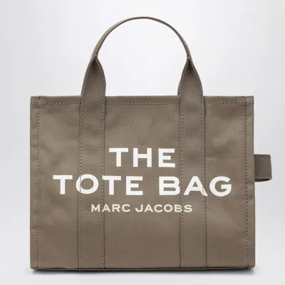 MARC JACOBS MARC JACOBS MEDIUM SLATE GREEN CANVAS TOTE BAG