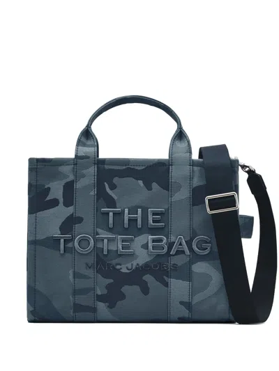 Marc Jacobs The Medium Tote Bag Camouflage In Blue In Multi