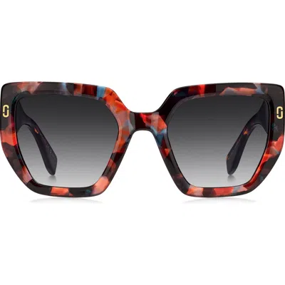 Marc Jacobs 1126/s 52mm Gradient Square Sunglasses In Brown Multi