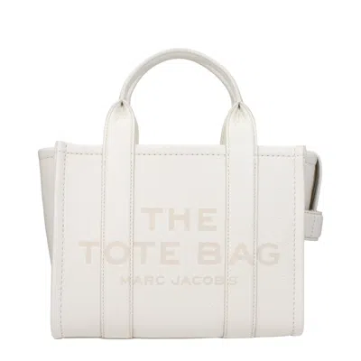 Marc Jacobs Handbags The Tote Bag Women White Leather/cotton