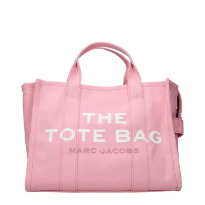 Marc Jacobs Handbags The Tote Bag Women Fabric Pink/ribbon