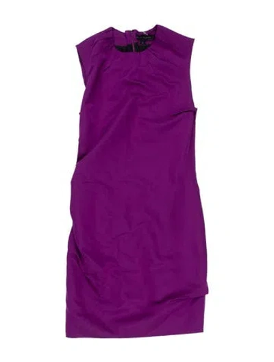 Pre-owned Marc Jacobs 2000's Mini Dress In Purple