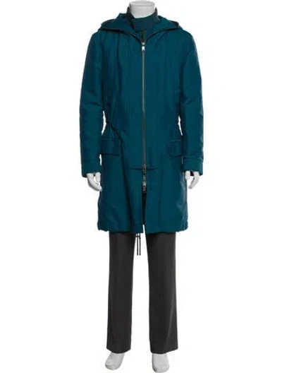 Pre-owned Marc Jacobs 2000's Parka In Blue