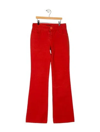 Pre-owned Marc Jacobs 2000's Wide Leg Jeans In Orange