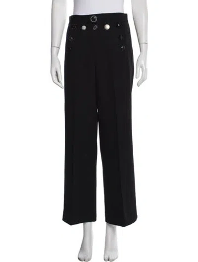 Pre-owned Marc Jacobs 2000's Wide Leg Pants In Black