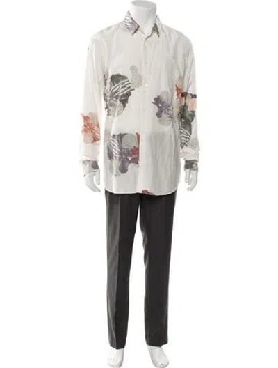 Pre-owned Marc Jacobs 2012 Graphic Print Shirt In White