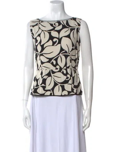 Pre-owned Marc Jacobs 2014 Printed Top In Multi