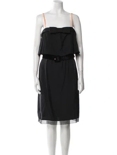 Pre-owned Marc Jacobs 2017 Mini Dress In Black