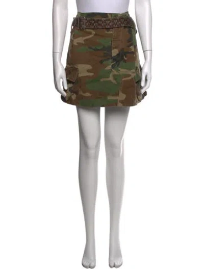 Pre-owned Marc Jacobs 2017 Mini Skirt In Green