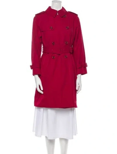 Pre-owned Marc Jacobs 2018 Shrunken Trench Trench Coat In Red