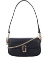 Marc Jacobs Clover Design Shoulder Bag With Chain Strap In Black