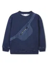 Marc Jacobs 3d Zipped Pocket Sweatshirt In Blue