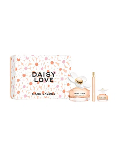 Marc Jacobs 3-piece Daisy Love Eau De Toilette Gift Set In No Color