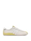 Marc Jacobs The 400 Bleecker Mixed Leather Low-top Sneakers In Yellow