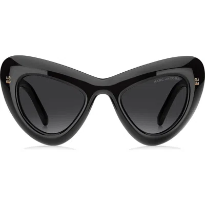 Marc Jacobs 48mm Gradient Small Cat Eye Sunglasses