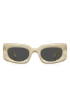 Marc Jacobs Rectangle-frame Sunglasses In Yellow/grey