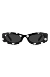 Marc Jacobs 51mm Oval Sunglasses In Black