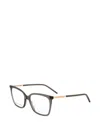 Marc Jacobs 스퀘어 프레임 안경 51mm In Metallic