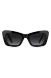 Marc Jacobs 52mm Cat Eye Sunglasses In Black