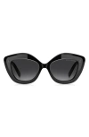 Marc Jacobs The Sunglasses Cat-eye Sunglasses In Crystal Black/dark Grey