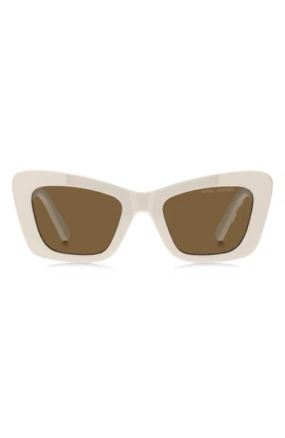 Marc Jacobs 52mm Cat Eye Sunglasses In Neutral
