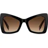 Marc Jacobs 52mm Gradient Butterfly Sunglasses In Multi