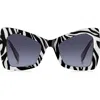 Marc Jacobs 52mm Gradient Butterfly Sunglasses In Black White/grey Azure