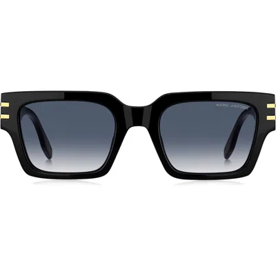 Marc Jacobs 52mm Gradient Rectangular Sunglasses In Multi