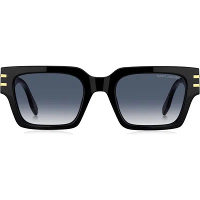MARC JACOBS MARC JACOBS 52MM GRADIENT RECTANGULAR SUNGLASSES