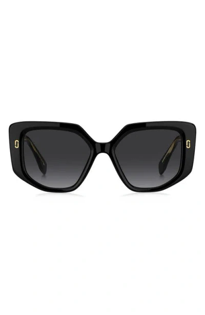 MARC JACOBS MARC JACOBS 52MM GRADIENT SQUARE SUNGLASSES