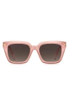 Marc Jacobs Eyewear Square Frame Sunglasses In Pink/brown Gradient