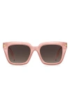 Marc Jacobs Eyewear Square Frame Sunglasses In Pink/brown Gradient
