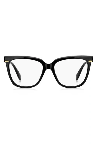 Marc Jacobs 53mm Cat Eye Optical Glasses In Black