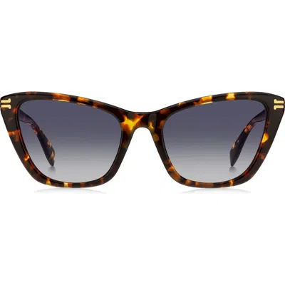 Marc Jacobs 53mm Cat Eye Sunglasses In Brown