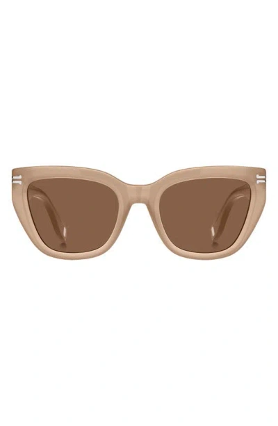 Marc Jacobs 53mm Cat Eye Sunglasses In Brown