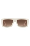 Marc Jacobs 53mm Gradient Rectangular Sunglasses