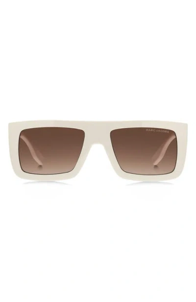 MARC JACOBS MARC JACOBS 53MM GRADIENT RECTANGULAR SUNGLASSES
