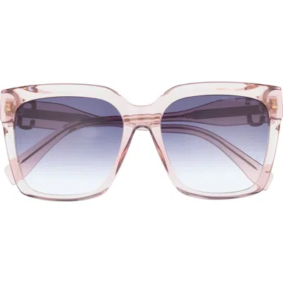 Marc Jacobs 53mm Gradient Rectangular Sunglasses In Pink