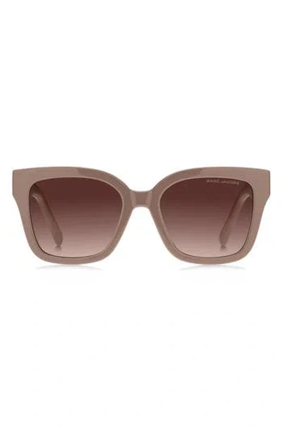 Marc Jacobs 53mm Gradient Square Sunglasses In 010a-ha