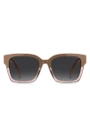 Marc Jacobs 53mm Gradient Square Sunglasses In Brown