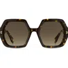 Marc Jacobs 53mm Hex Sunglasses In Havana