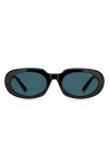 Marc Jacobs 53mm Oval Sunglasses In Blue