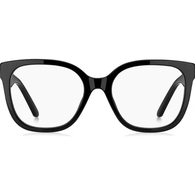 Marc Jacobs 53mm Square Optical Glasses In Black