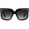 Marc Jacobs 53mm Square Sunglasses In Black